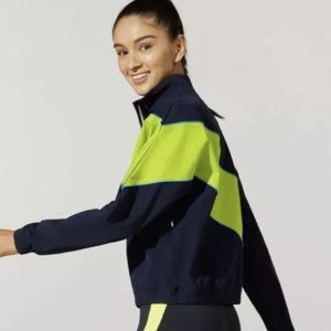 Splits59 Playoff Track Jacket Size M Blue Green